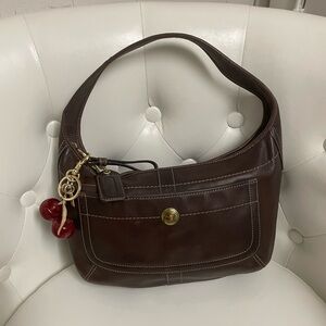 Coach Brown Leather Shoulder Bag